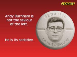 Read more about the article Burnham’s no ‘King of the North – he’s the Menace from Manchester for the left