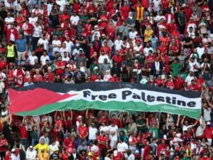 Read more about the article Flags, chants, and messages of solidarity: Palestine makes its presence felt at the 2026 World Cup
