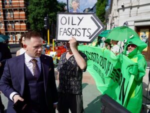 Read more about the article Protests outside global far-right ARC London conference