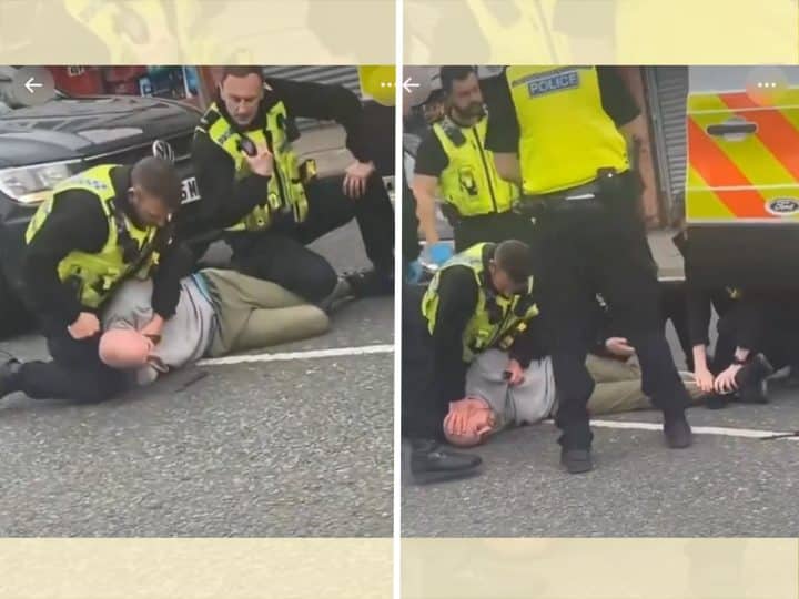 Read more about the article Far right now say police SHOULDN’T hit suspects in head