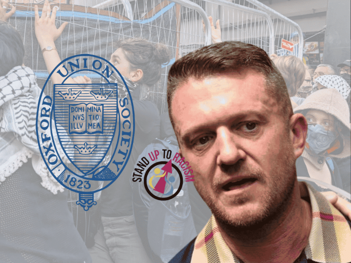 Read more about the article Fierce and total solidarity shuts down Tommy Robinson in Oxford