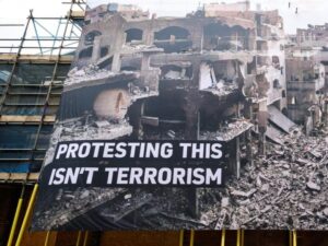 Read more about the article ‘Grotesque and dystopian’ sentencing of Palestine Action activists expected on 12 June