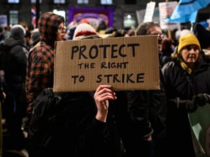 Read more about the article Strike days drop by almost two thirds during Labour’s first year in power