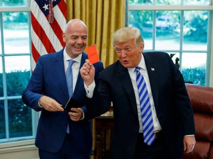 Read more about the article Trump confirms he asked FIFA to revoke US striker’s red card