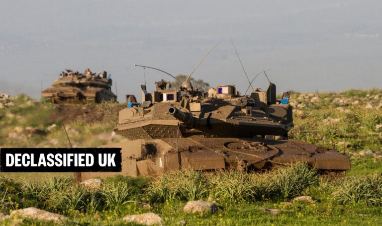 Read more about the article Israeli arms imports to UK surged during Gaza war